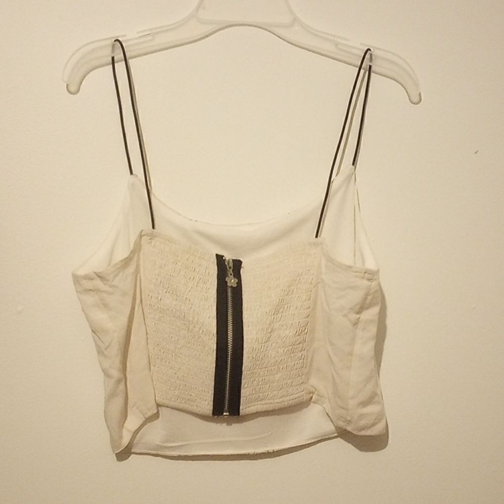 NWT Cropped Spaghetti Strap Tailored Tank!* - Picture 4 of 7